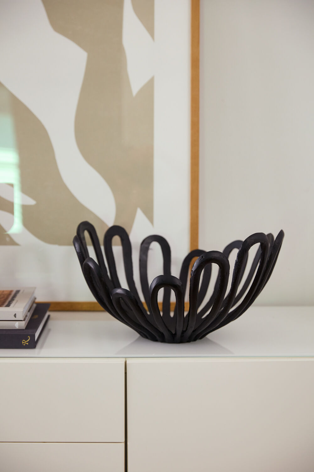 ALTAMONTE METAL BOWL- BLACK