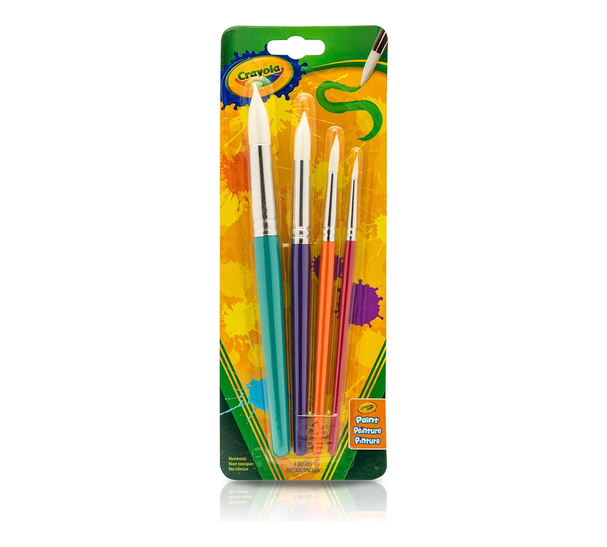Pinceles Redondos Grandes - 4 ct
