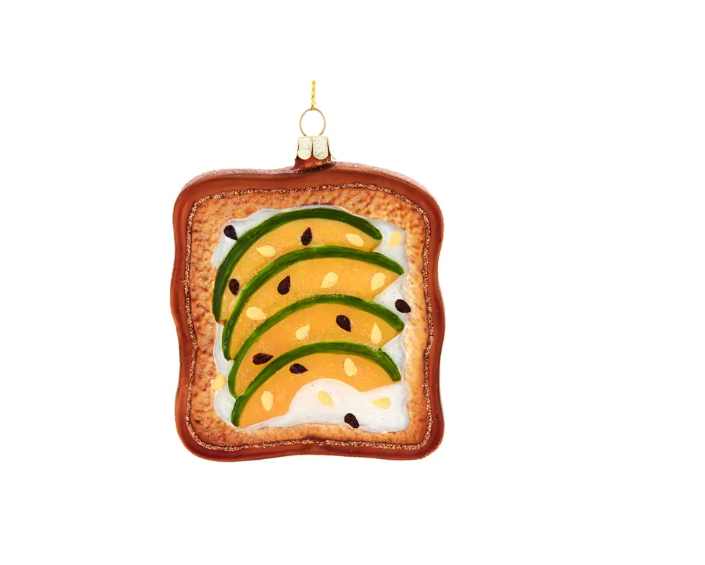 5.5" NOBLE GEMS GLASS AVOCADO TOAST
