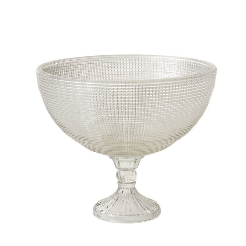 OPULENT GLASS COMPOTE 6.25"X5"