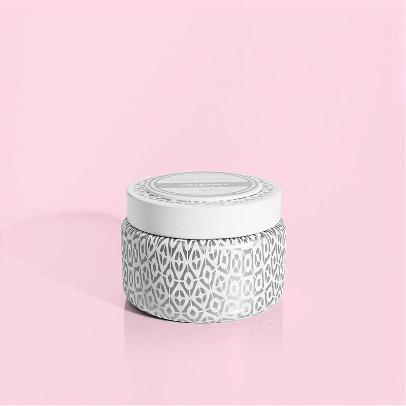 Volcano White Petite Candle 8.5 oz