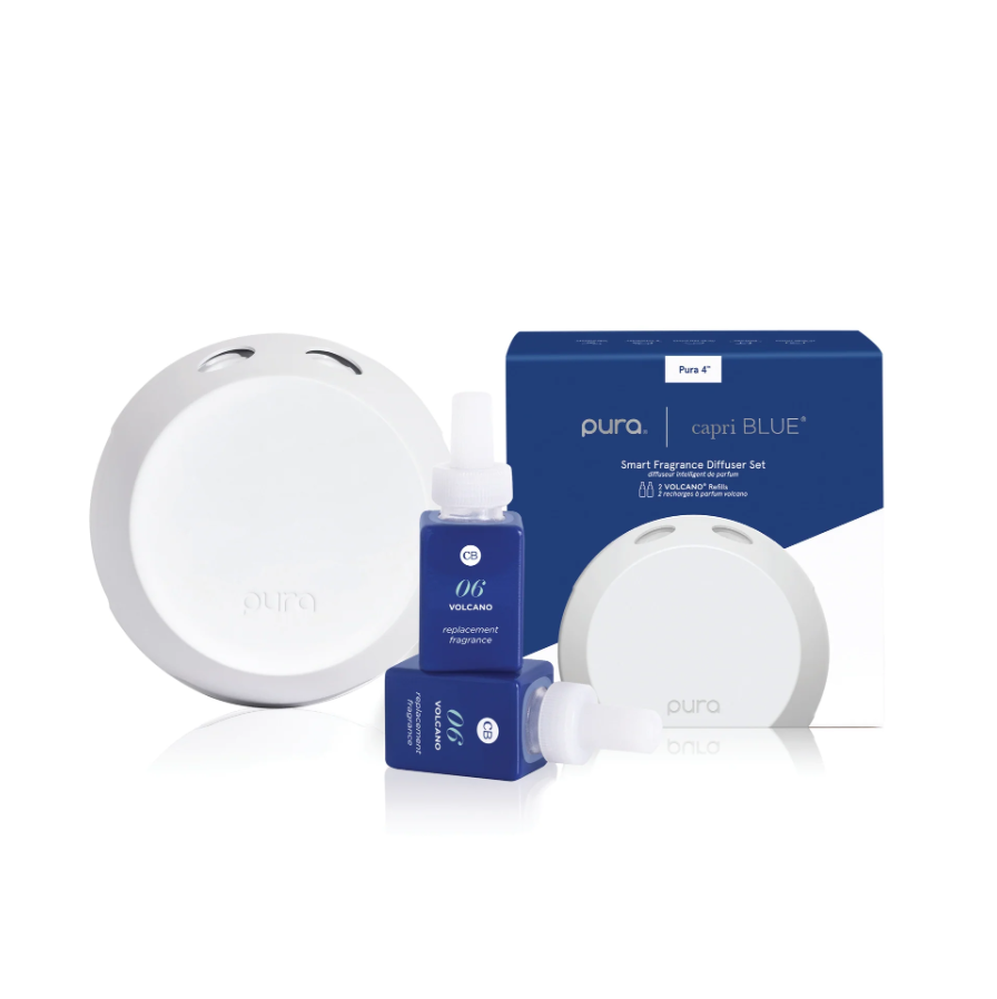 Capri Blue + PURA V4 Smart Home Diffuser Kit, Volcano