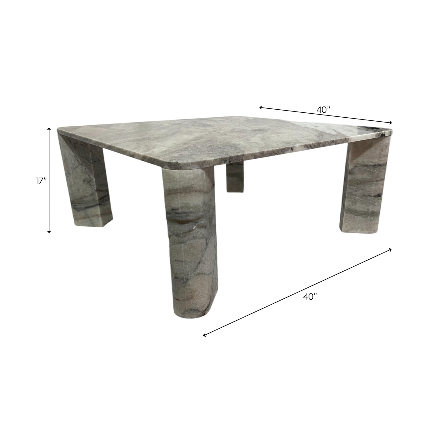 SVANTE MARBLE COFFEE TABLE 40 "