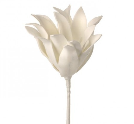 WHITE BROMELIAD SUCCULENT 32"