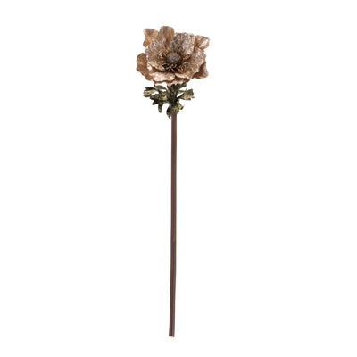 GOLD ANEMONE STEM 17.5" POLYESTER