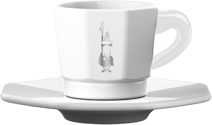 SET4 8-FACES CUPS WHITE