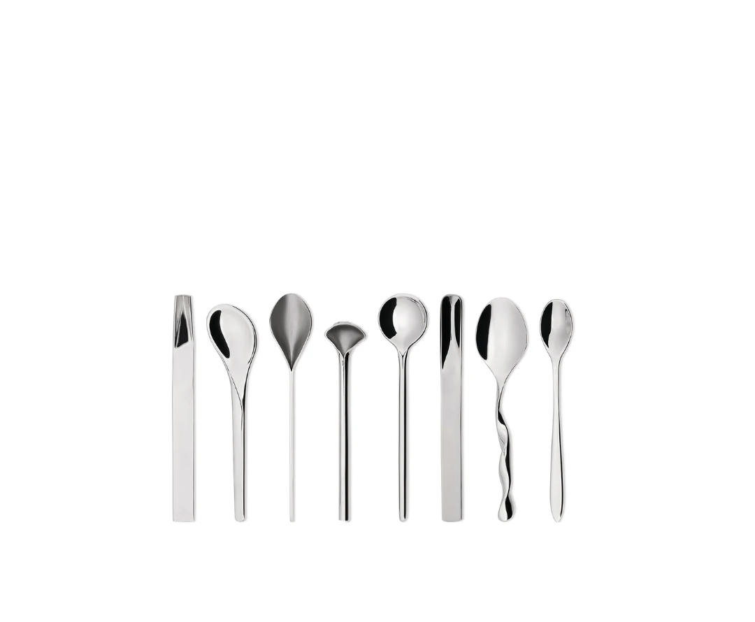 Alessi Set of 8 Coffee Spoons