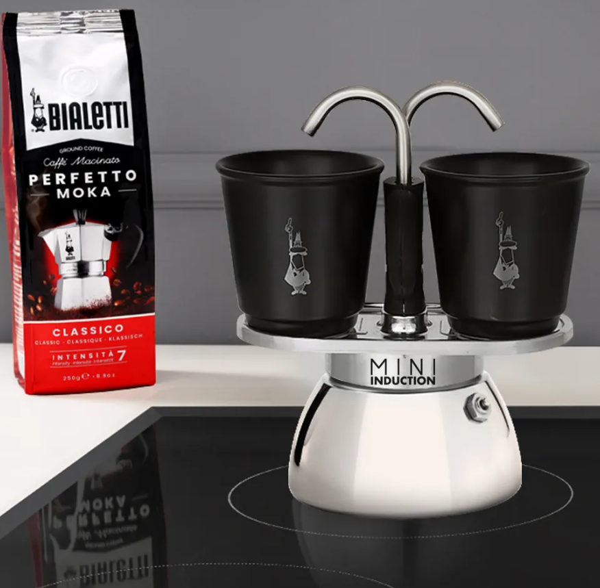 MINI INDUCTION 2CUP BLACK +2BICC