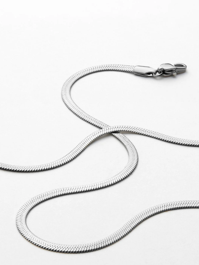 ANA LUISA INA SILVER NECKLACE