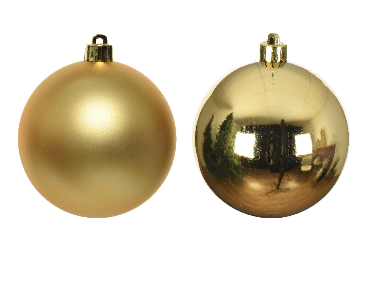 BAUBLES SHATTERPROOF MIX GOLD SET 6
