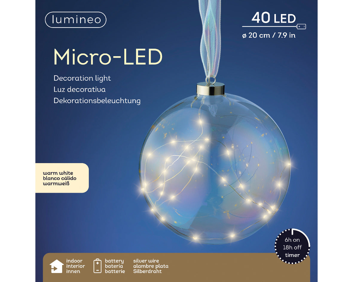 MUCRO LED BALL STEADY INDOOR-IRIS WARM WHITE
