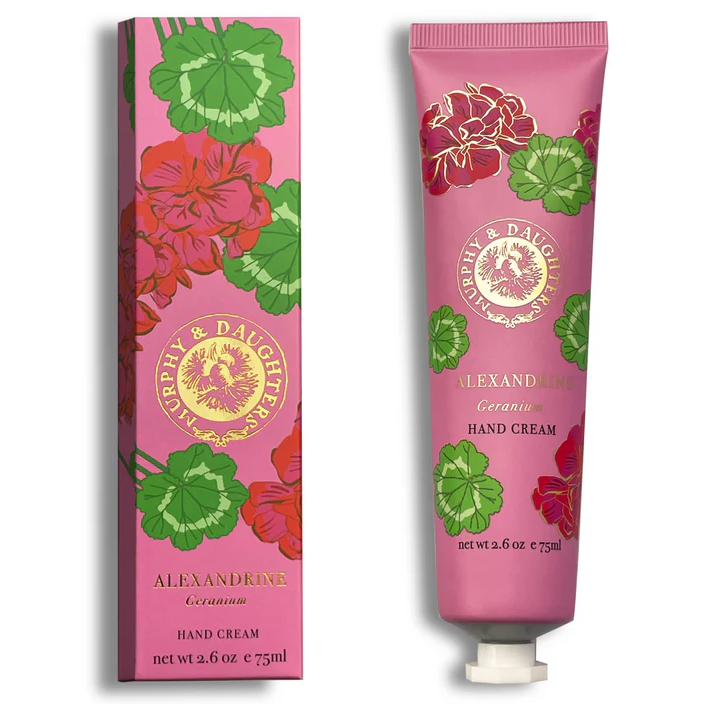 MURPHY & DAUGHTERS HAND CREAM ALEXANDRINE-GERANIUM 2.6 OZ