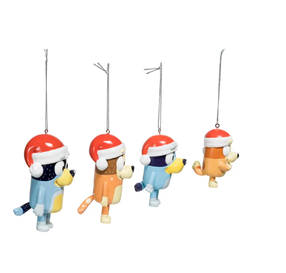 BLUEY+FAMILY  ORNAMENT SET