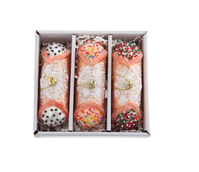 CANNOLI ORNAMENT SET OF 3