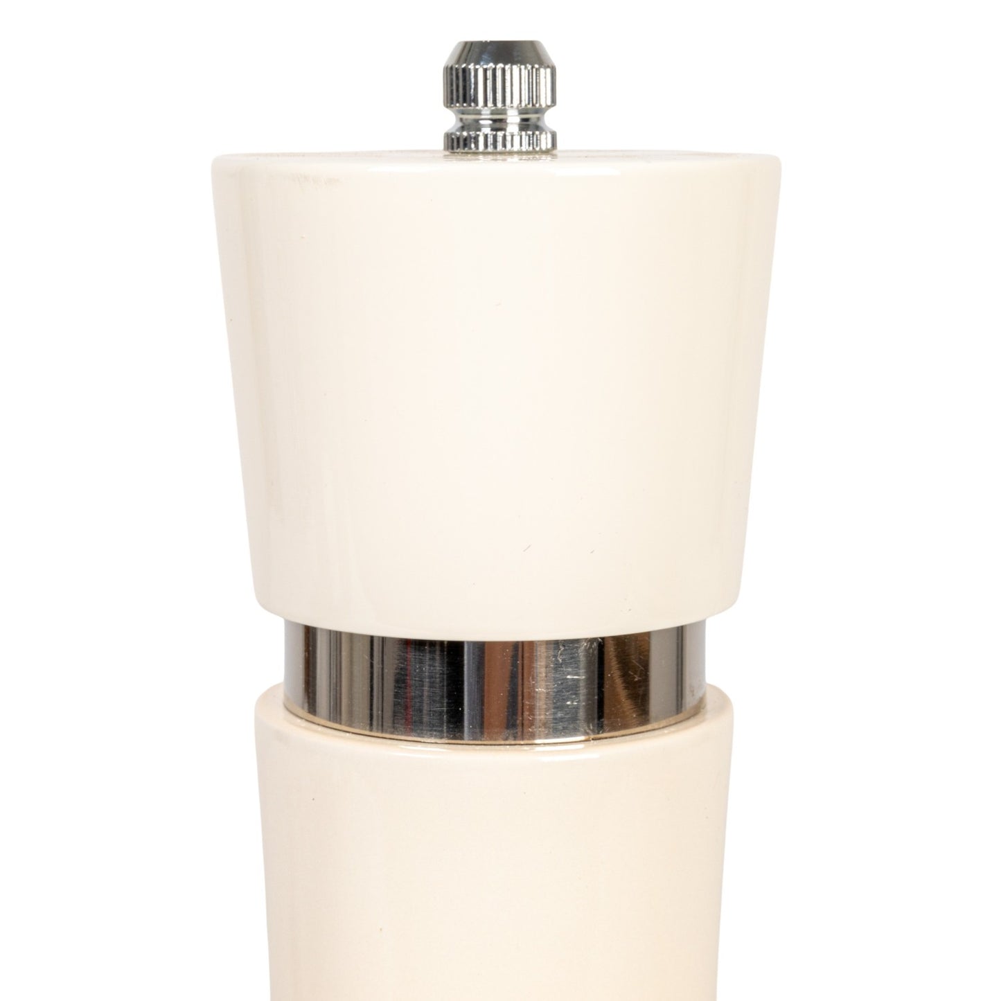 Rubberwood Salt/Pepper Mill, Cream & Tan Color Ombre