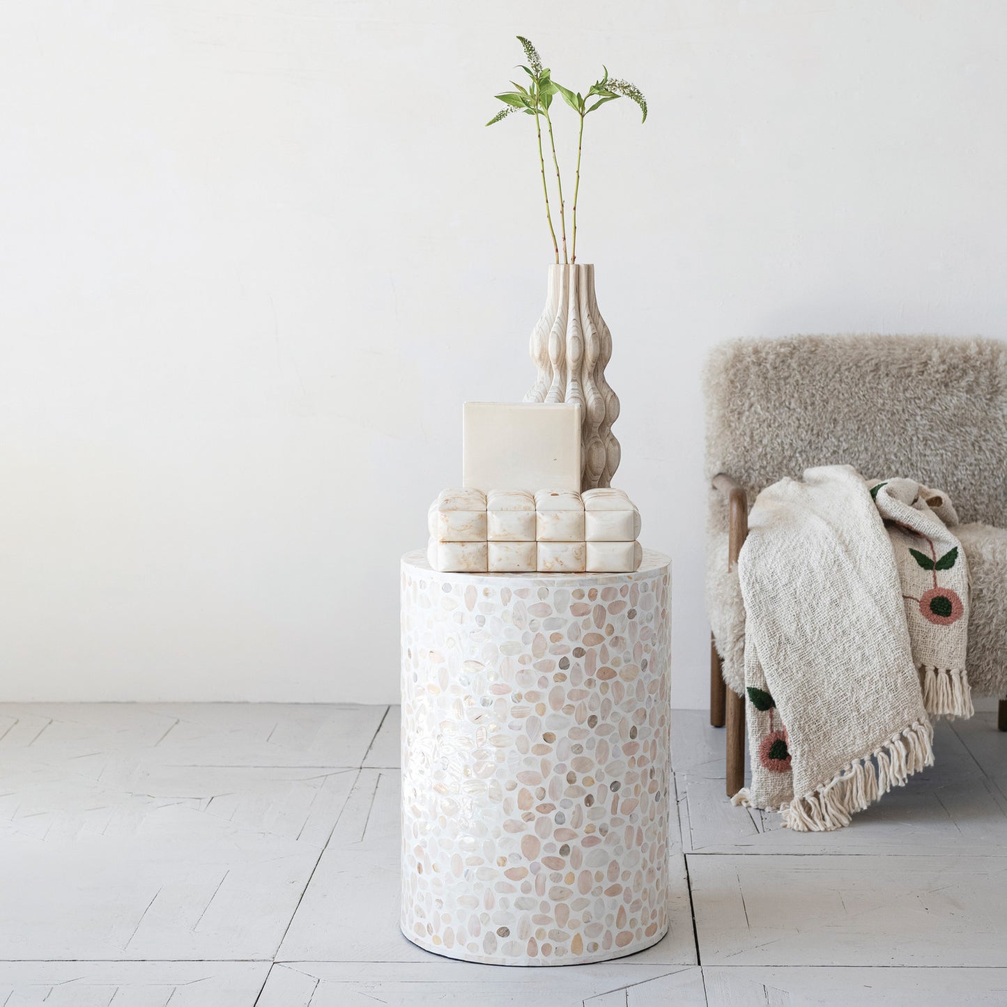 Mother of Pearl Mosaic Table