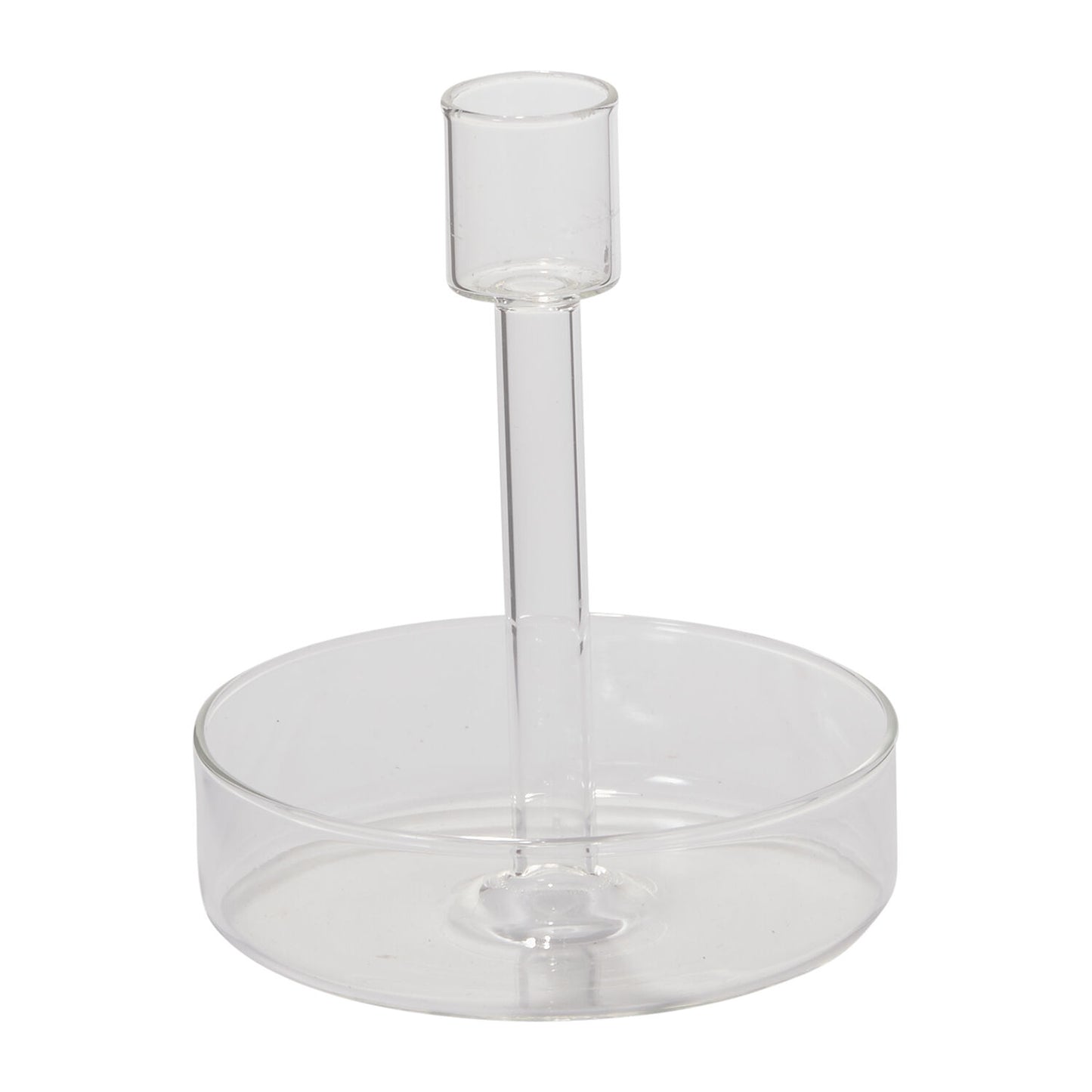 ADELINE GLASS CANDLEHOLDER 4.25"X5"