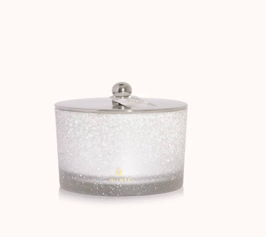 Frasier Fir Flocked 3-Wick Poured Candle 18 oz