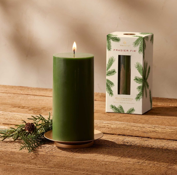 Frasier Fir Pillar Candle Large