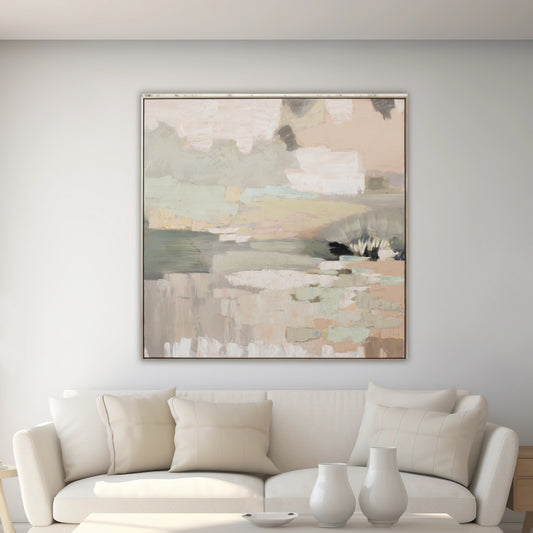 40'' X 40'' HARMONY HAND PAINTED WALL ART