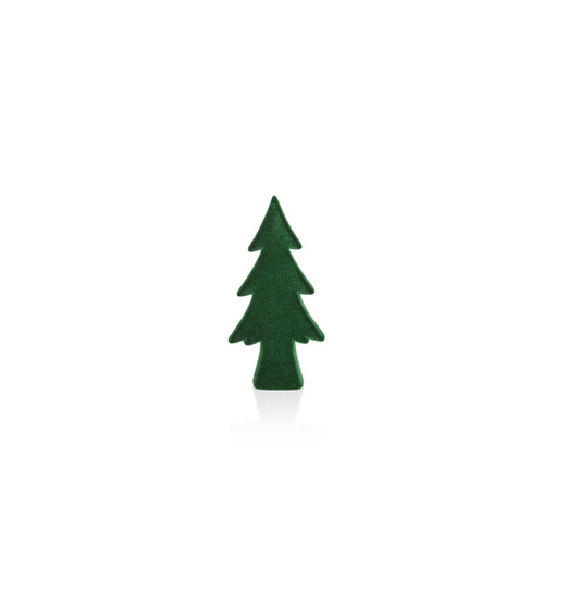 GREEN FLOCKED TREE-SMALL
