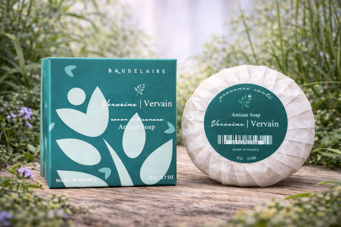 PROVENCE SANTÉ GIFT BOX 2 BAR 2.7OZ-VERVAIN