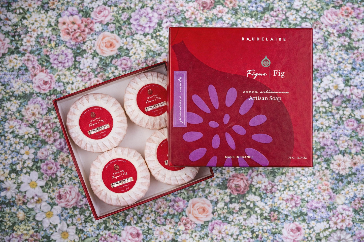 PROVENCE SANTÉ GIFT BOX 4 BAR 2.7OZ-FIG
