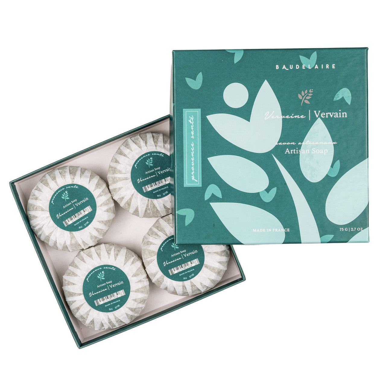 PROVENCE SANTÉ GIFT BOX 4 BAR 2.7 OZ-VERVAIN