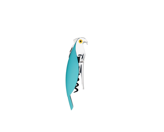 Alessi Parrot Corkscrew- Light Blue