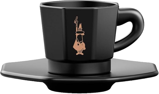 SET4 8-FACES CUPS BLACK