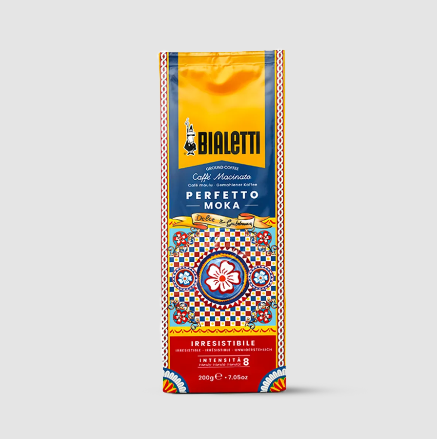 BIALETTI x DOLCE & GABBANA GROUND COFFEE PERFETTO MOKA 7 oz