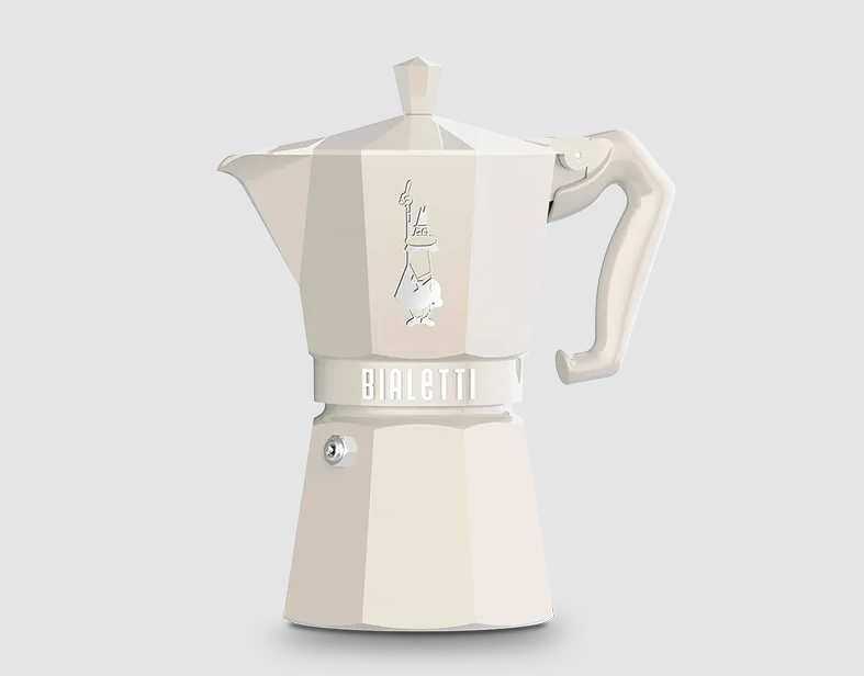 BIALETTI MOKA EXPRESS EXCLUSIVE 6 CUP CREAM