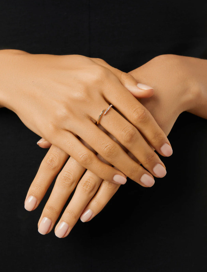 ANA LUISA CLAW RING- OREN SIZE 6