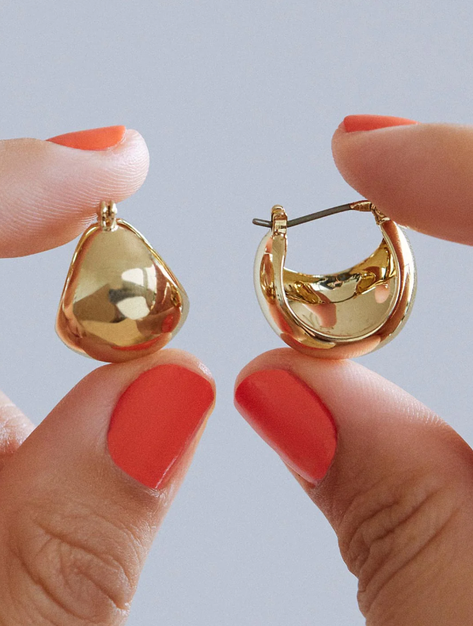ANA LUISA HOOP EARRINGS- ABBY