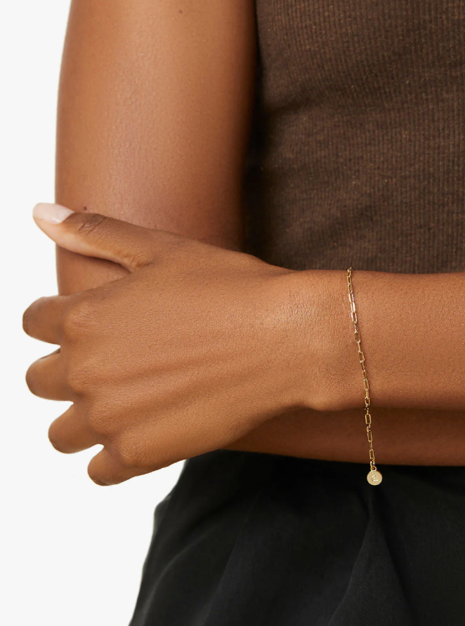 ANA LUISA LINK CHAIN BRACELET- POETRY SLIM