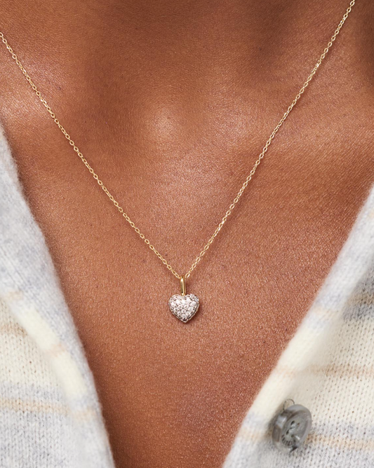 ANA LUISA GOLD HEART NECKLACE-ELLERY