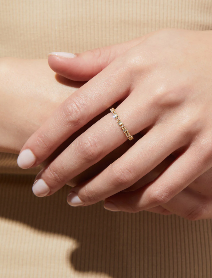 ANA LUISA STACKABLE RING - DARCY SIZE 8