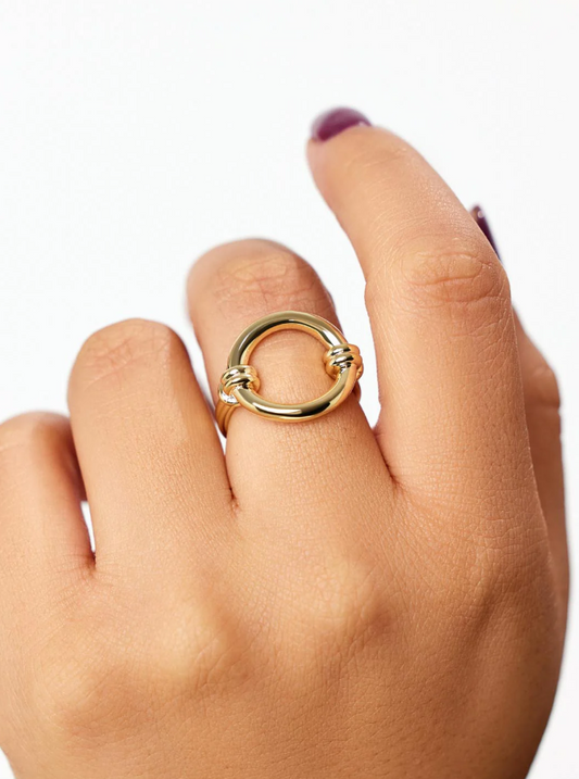 ANA LUISA REMI GOLD RING SIZE 8