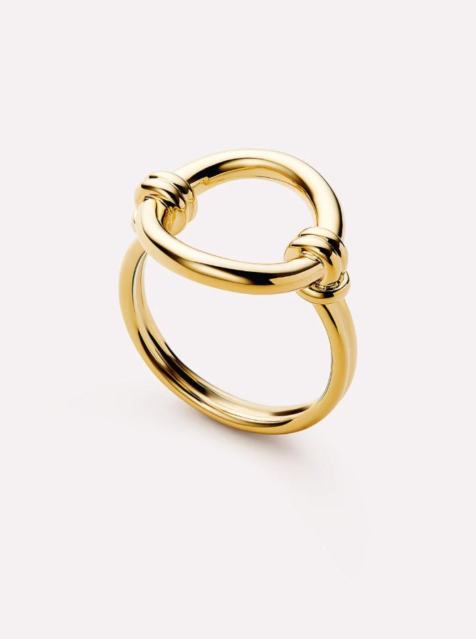 ANA LUISA REMI GOLD RING SIZE 6