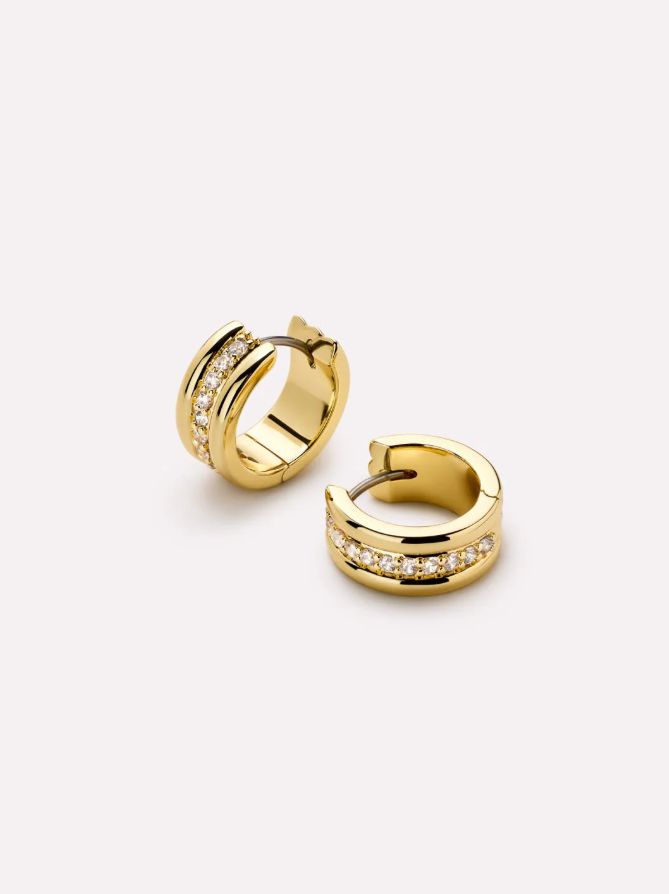 ANA LUISA HUGGIE EARRINGS-SHER TRIPLE