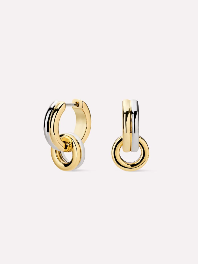 ANA LUISA HUGGIE EARRINGS-ASHER DROP