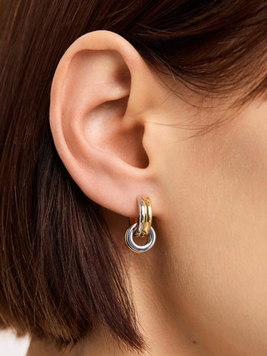 ANA LUISA HUGGIE EARRINGS-ASHER DROP