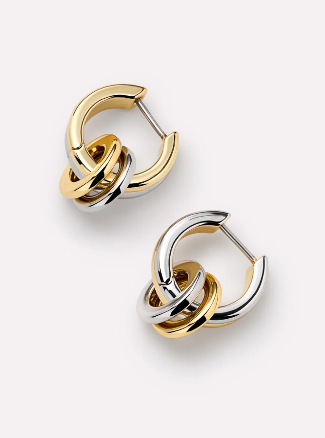ANA LUISA HUGGIE EARRINGS-ASHER DROP