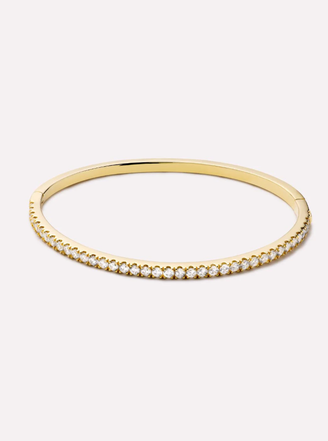ANA LUISA GOLD BANGLE BRACELET- JULIETTE M/L