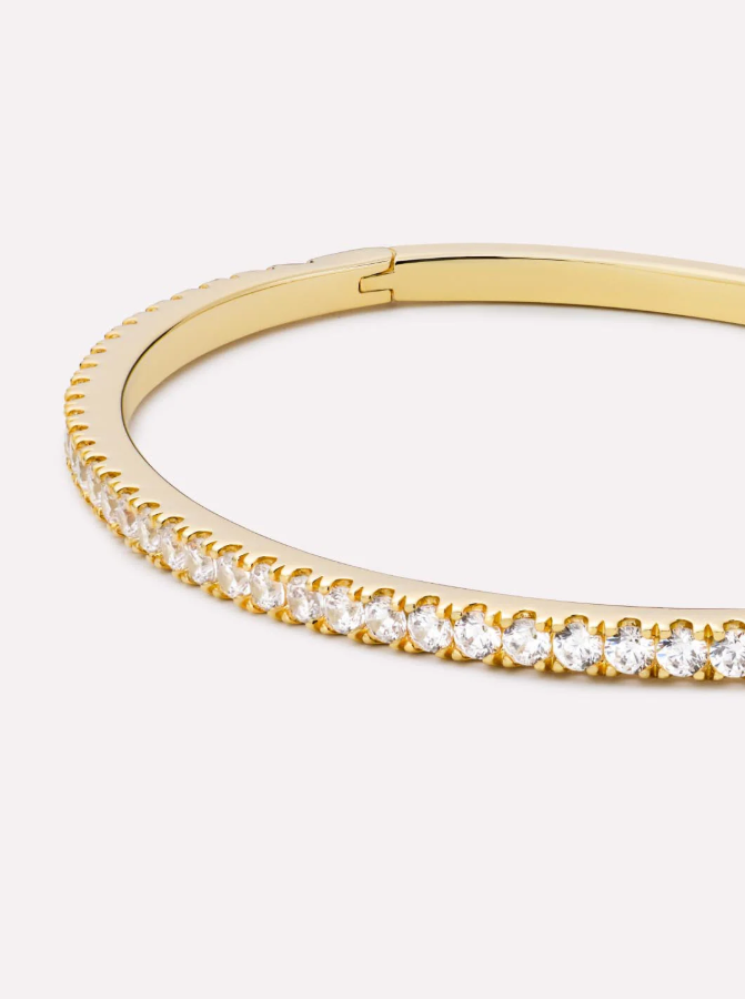 ANA LUISA GOLD BANGLE BRACELET- JULIETTE M/L