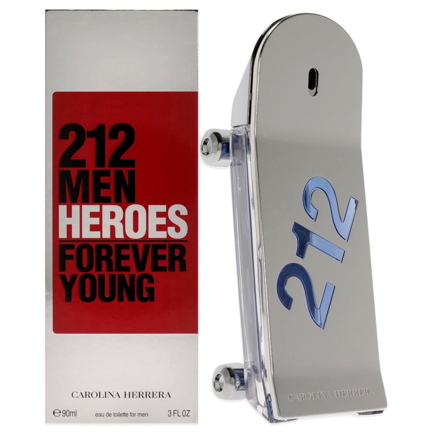 212 HEROES FOREVER YOUNG CAROLINA HERRERA 3 OZ EDT