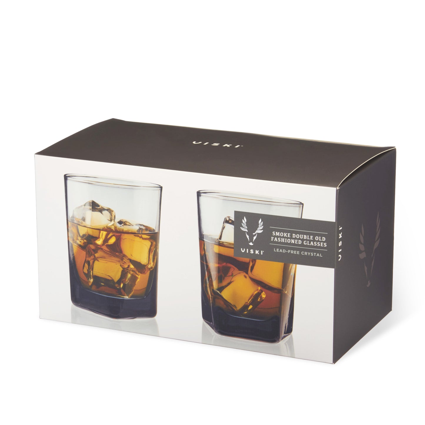SMOKE DOUBLE OLD FASHIONED GLASSES