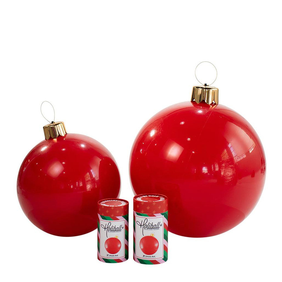 MEDIUM 18" CLASSIC RED CLASSIC INFLATABLE ORN"