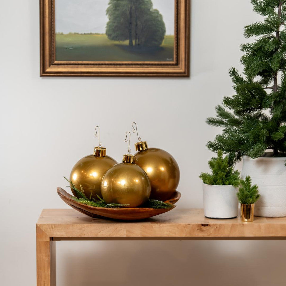 Mini Holiball® Vintage Gold Trio