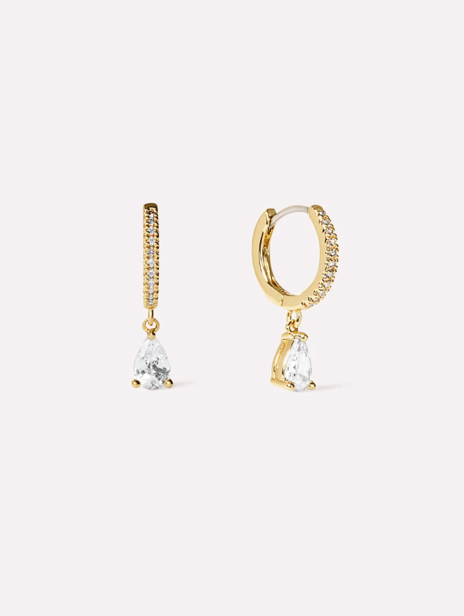 ANA LUISA DELICATE HUGGIE HOOPS-ELISE